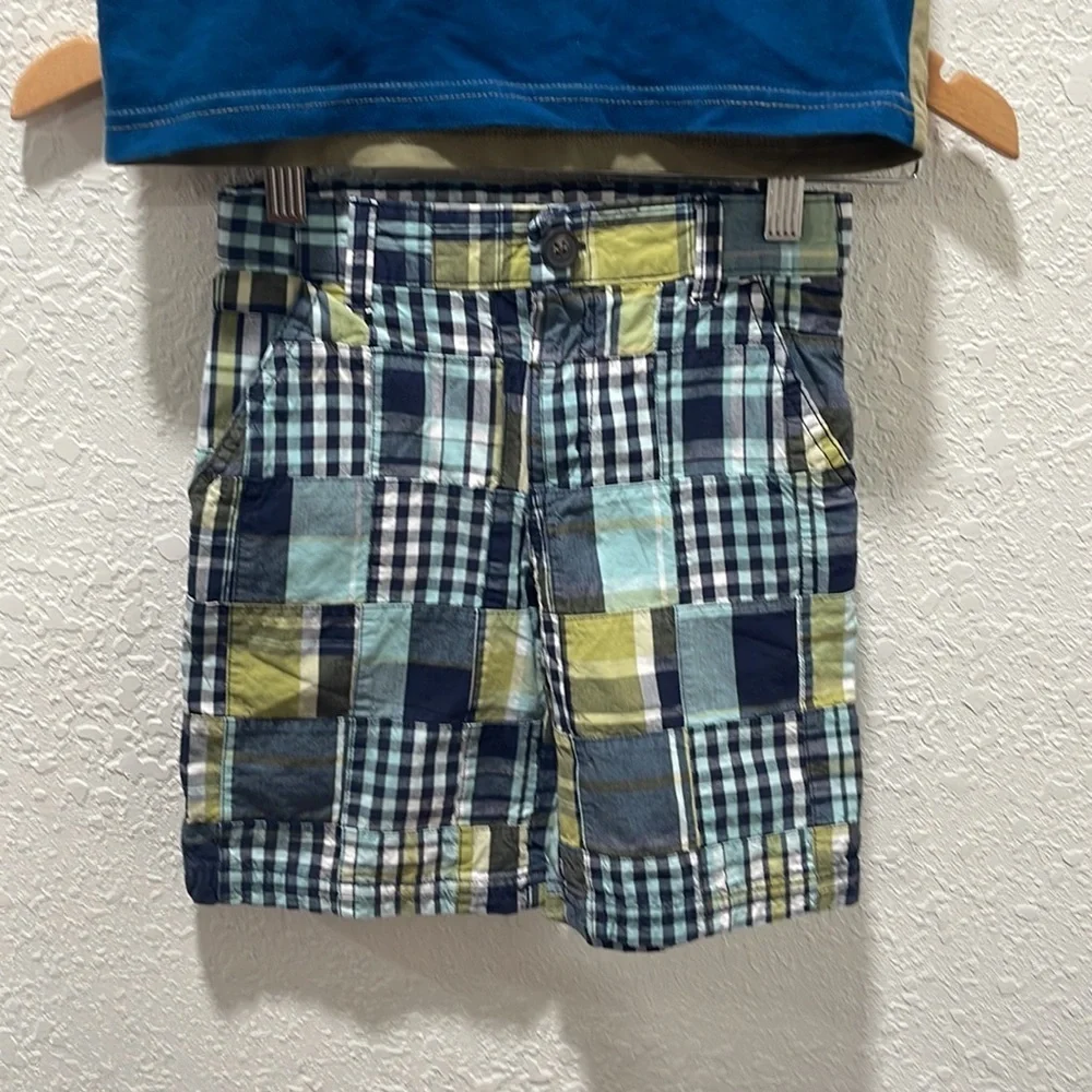Gymboree blue and green boys SET size 5 GUC